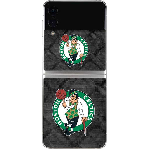 NBA Boston Celtics Dark Rust Galaxy Z Flip4 5G Skin